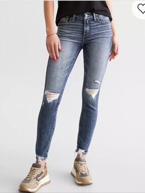 Buckle Black Fit No. 53 Ankle Skinny Stretch Jean. Size 24x27.